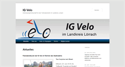 Desktop Screenshot of igvelo.de