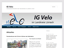 Tablet Screenshot of igvelo.de